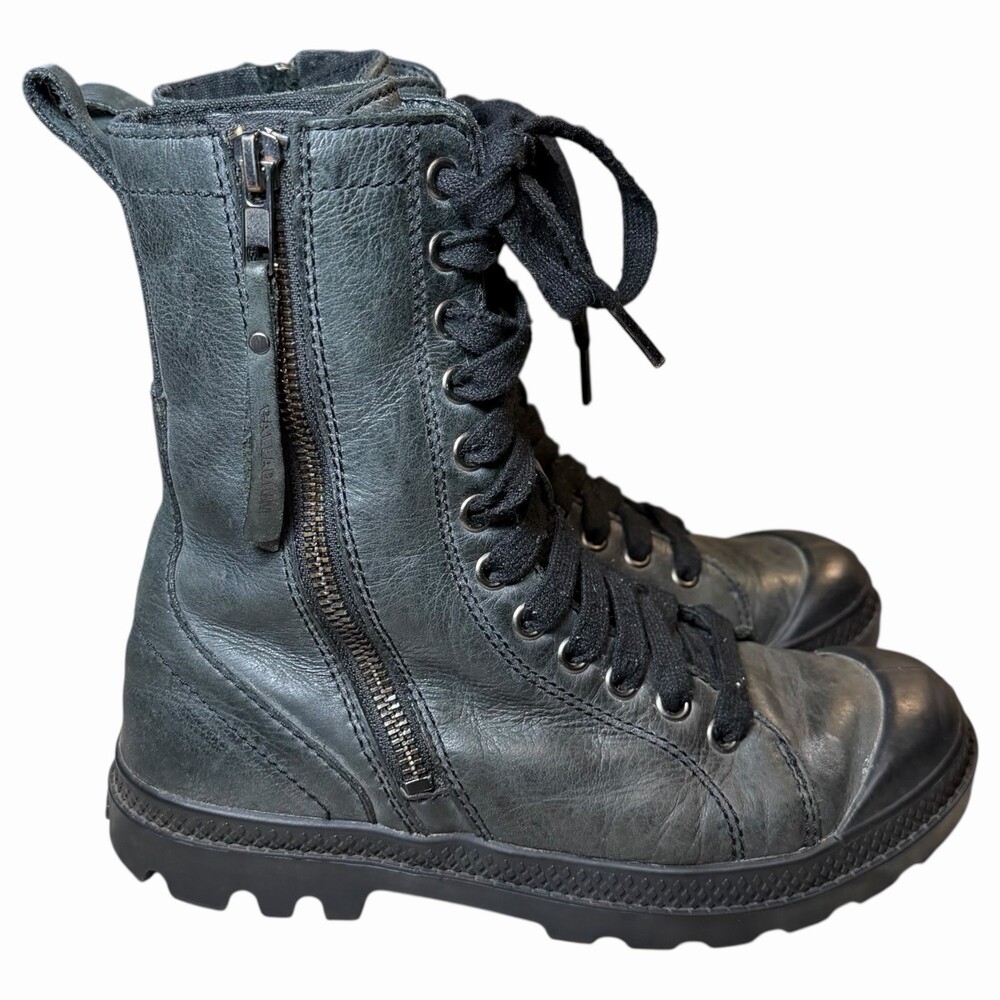 Palladium‎ Women's Pampa Hi Rise L Zip Combat Boot Size 5.5